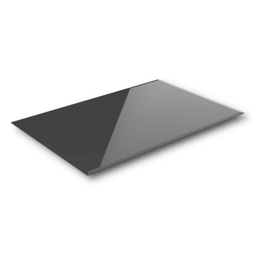 Funkenschutzplatte Kaminofen Sicherheitsglas 100x60cm Facettenschliff