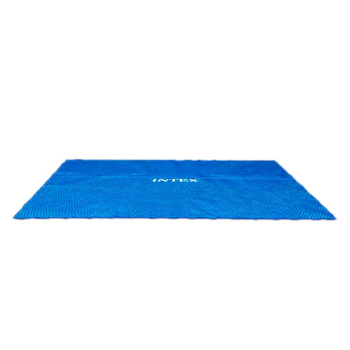 Solarabdeckplane Pool rechteckig Polyethylen 538x253 cm Blau