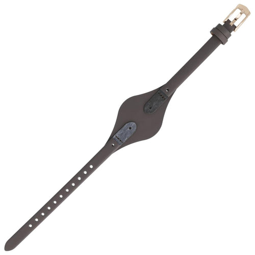 Uhrenarmband Leder 8mm Grau Rosegold für Fossil ES-3077