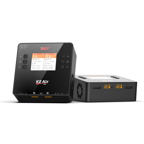 Dual-Kanal Lipo Ladegerät AC 200W/DC 500W mit Bluetooth 1-6S