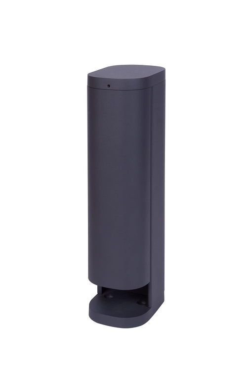 Steckdosensäule Aussen Aluminium 2x Schuko IP44 Anthrazit