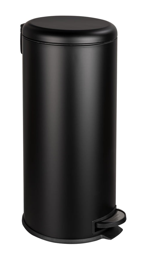 Treteimer Stahl 20 Liter mit Absenkautomatik Industrial-Stil schwarz