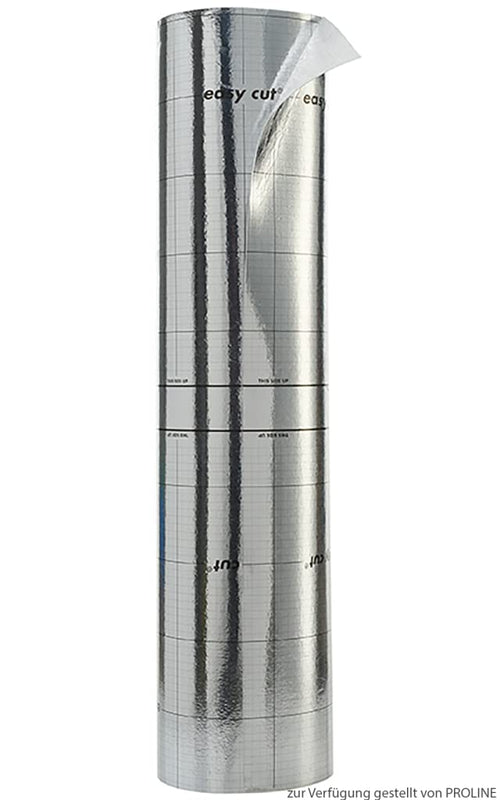 Trittschalldämmung EPS 25 m² mit Dampfbremse für Laminat und Vinyl