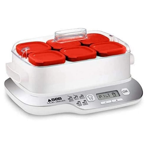 Joghurtbereiter 5 Programme 6 Gläser à 140 ml BPA-frei