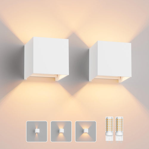 Aussen-Wandleuchte G9 LED 9W 650lm einstellbar 2er-Set
