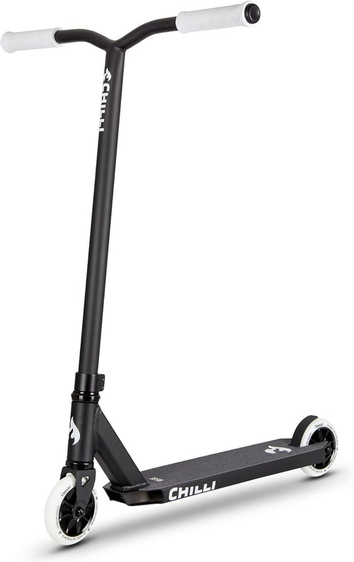 Stunt Scooter Einsteiger Aluminium 110mm Wheels Schwarz-Weiss