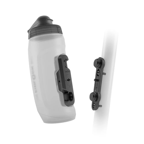 Fahrrad-Trinkflasche Magnet-Halter Set 590 ml BPA-frei transparent