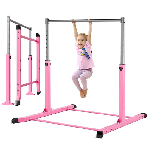 Turnstange Kinder höhenverstellbar 90–152 cm Stahl rutschfest