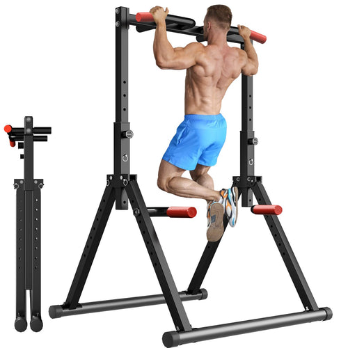 Power Tower faltbar Stahl 170-230 cm 7 Stufen Heimtraining