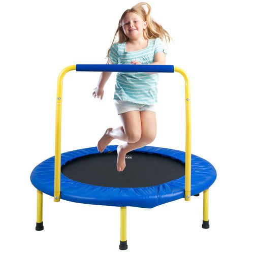 Kindertrampolin faltbar 91 cm Indoor Outdoor ab 3 Jahren 60 kg