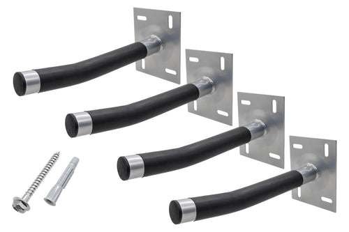 Reifen-Wandhalter Set 4er pulverbeschichteter Stahl bis 50 kg je Halter