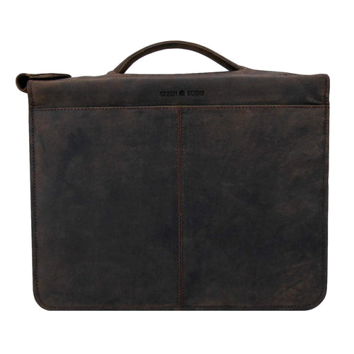 Leder Konferenzmappe Rindsleder Vintage A4 mit 4-Ring-Mechanik