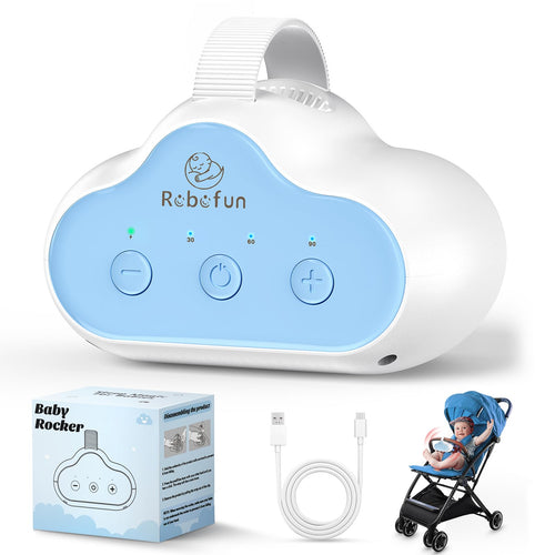 Kinderwagenschaukler Automatisch 3 Intensitäten 12h Akku Baby