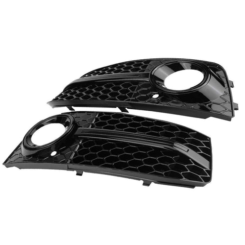 Nebelscheinwerfer-Gitter ABS Glossy Black RS4-Style 2er-Set B8