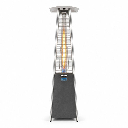 Gas-Heizstrahler Pyramide mit Glasröhre Terrassenwärme 11 kg