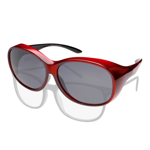 Überzieh-Sonnenbrille Damen polarisiert UV400 für Brillenträger