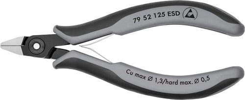 Elektronik-Seitenschneider ESD Präzision 125 mm mit Drahtklemme