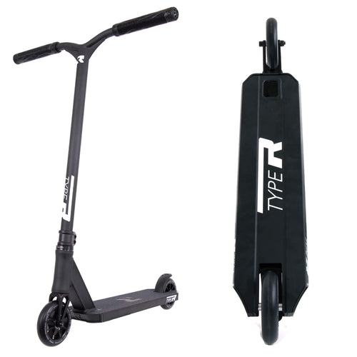 Stunt Scooter Freestyle 110mm Räder Chromoly-Bar Matte Black
