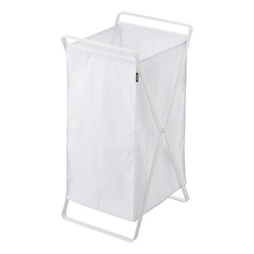 Wäschekorb faltbar Stahl/Polyester mit Stoffbeutel 30x36x64 cm
