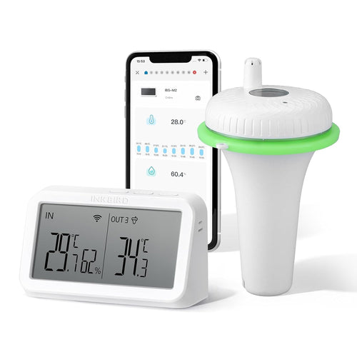 Pool-Thermometer schwimmend WLAN App-Steuerung 9-Kanal IPX7