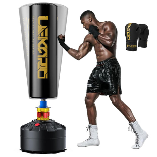 Standboxsack freistehend mit Boxhandschuhen 12 oz Kickbox MMA