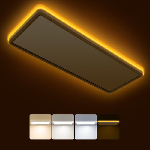 LED Deckenleuchte 32W dimmbar mit Fernbedienung und Nachtlicht