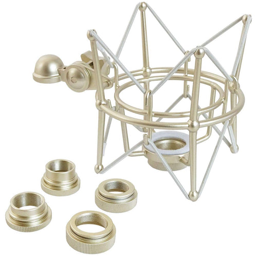 Mikrofon-Spinne Metall schwenkbar mit 4 Wechseladaptern universell