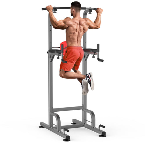 Power Tower Klimmzugstange Stahl 180 kg Heimtraining Calisthenics
