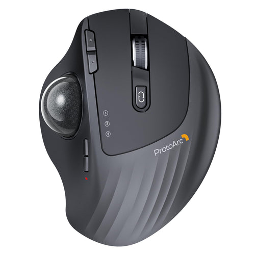 Trackball-Maus kabellos Bluetooth 2.4G 0-20° verstellbar ergonomisch
