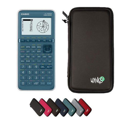 Grafikrechner mit Schutztasche Schwarz für Schule und Studium