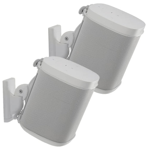 Lautsprecher-Wandhalterung Sonos One/Play:1/Play:3 schwenkbar Weiss 2er-Set