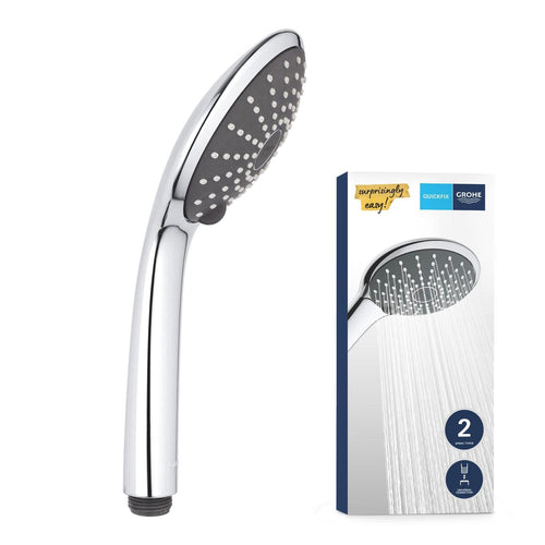 Handbrause Chrom Ø 110 mm Rain-Strahl mit SprayDimmer