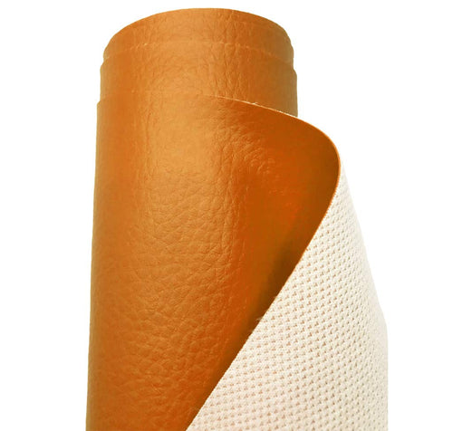 Kunstleder Meterware genarbt wasserdicht 500x140cm Orange