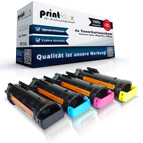 Toner-Set kompatibel Xerox Phaser 6510 / WorkCentre 6515, 4-er Set CMYK
