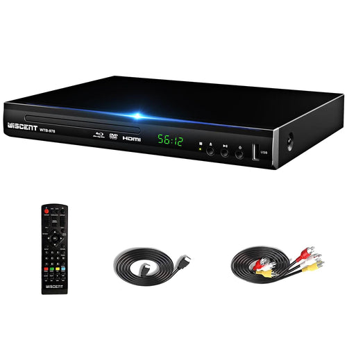 Blu-ray Player Full HD 1080p Region B/2 mit HDMI AV Koaxial USB