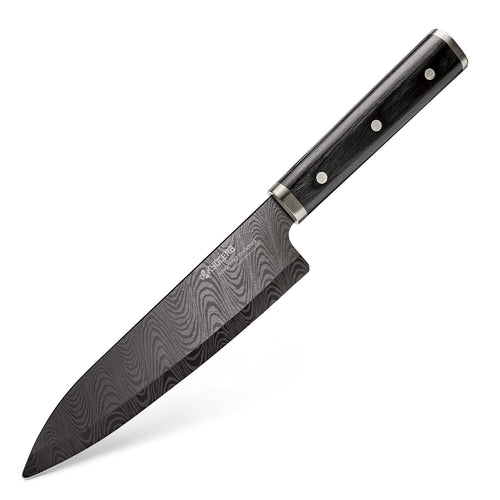 Keramikmesser Kizuna HIP Zirkonia 18 cm Pakkaholzgriff schwarz