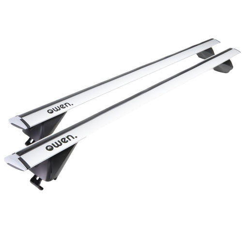 Dachträger geschlossene Reling 120cm Silber 90kg Tragkraft aerodynamisch