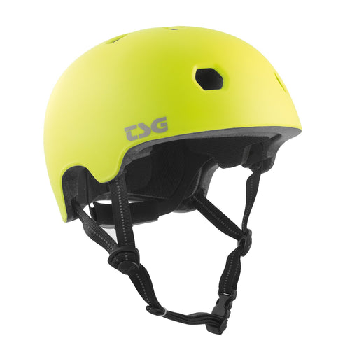Fahrradhelm Satin Säuregelb Low-Fit-Schale für Bikepark L