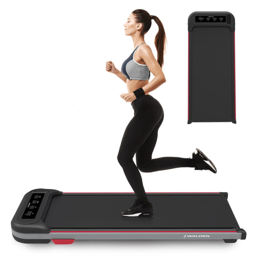 Laufband Ultraflach Unter-Tisch 1-6 km/h 100 kg Tragkraft