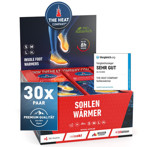 Sohlenwärmer Extra Warm 8h Wärme Grösse S (36-38) 30 Paar