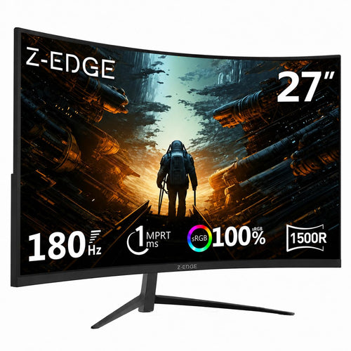 Curved Gaming Monitor 27 Zoll VA 180Hz 1ms FHD FreeSync