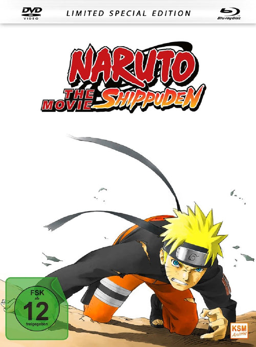Naruto Shippuden The Movie Mediabook Limited Edition Blu-ray + DVD