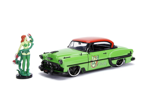 Modellauto 1953 Chevy Bel Air 1:24 Druckguss mit Poison Ivy Figur