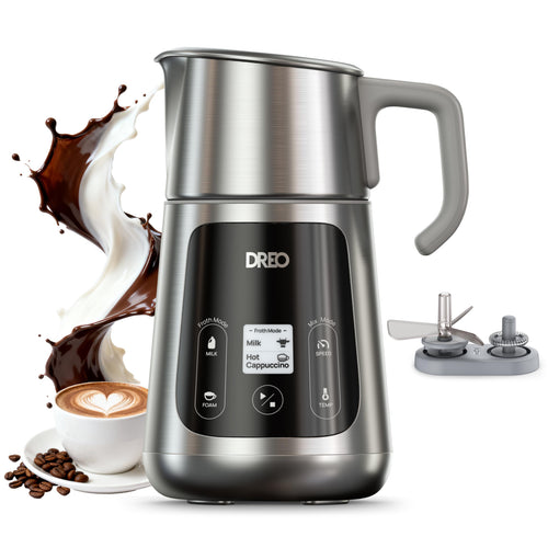 Milchaufschäumer elektrisch 450ml All-in-1 mit LED für 30+ Getränke
