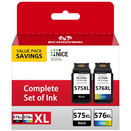 Druckerpatronen Set XL kompatibel Canon PG-575XL + CL-576XL