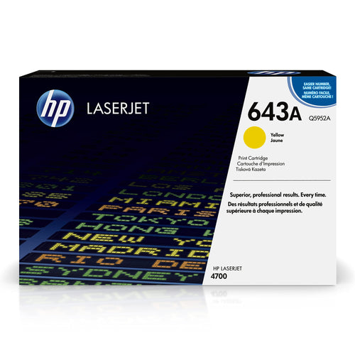 Tonerkartusche Gelb 10.000 Seiten fuer HP LaserJet 4700