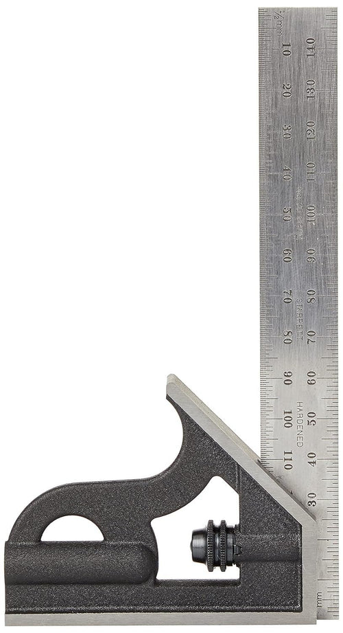 Kombinations-Winkelmassstab Gusseisen 150 mm Millimeter fuer Ausbildung