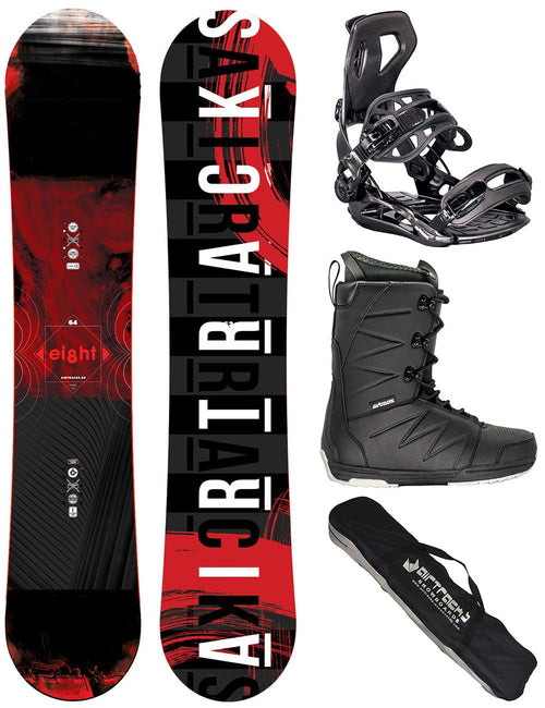 Snowboard Komplett-Set 160 cm mit Bindung, Boots & Tasche