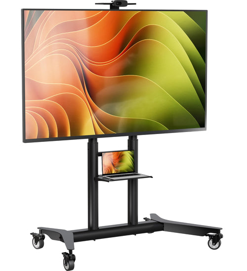 TV Rollständer 55-90 Zoll höhenverstellbar bis 75 kg VESA 800x600