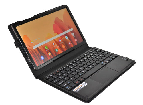 Bluetooth Tastatur Hülle Samsung Galaxy Tab A7 10.4 QWERTZ Touchpad